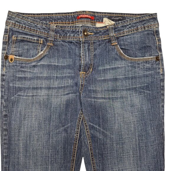 UNIONBAY Women's Boot Cut Jeans - Classic Blue - Picture 2 of 7